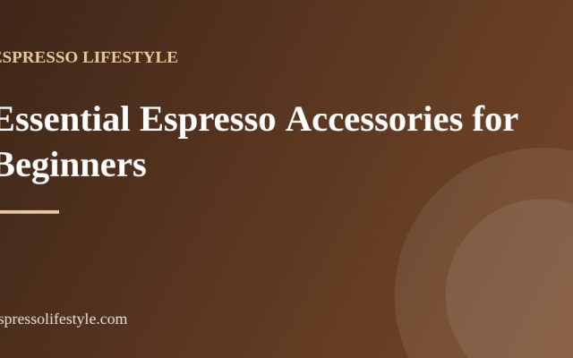 espresso accessories
