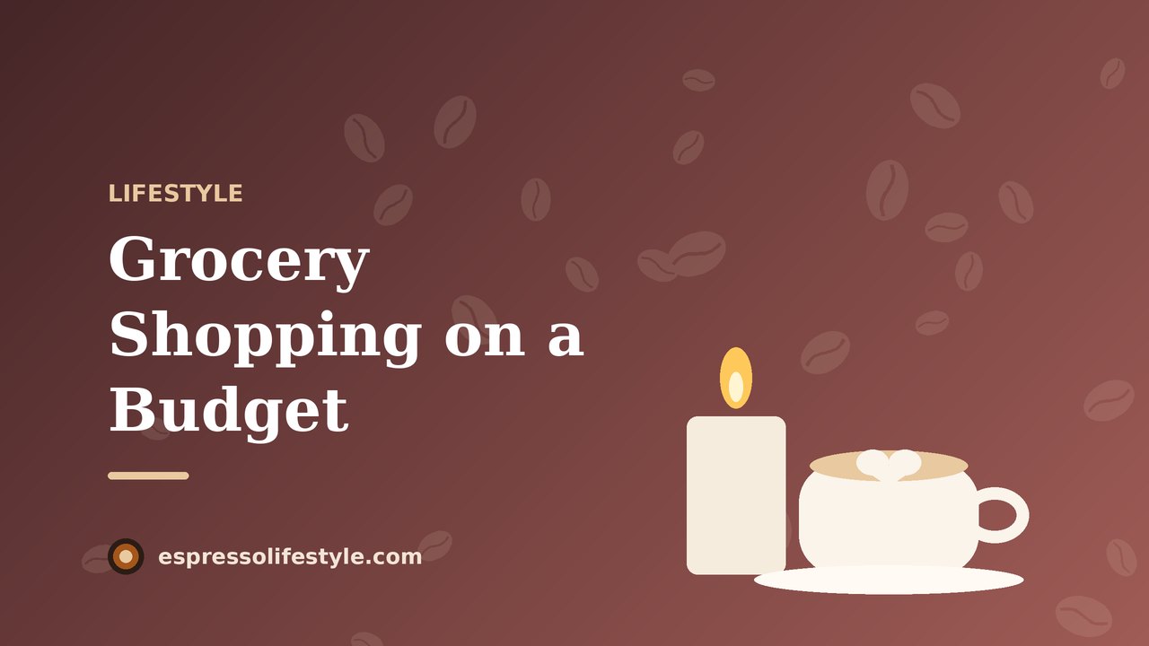 Illustrated cover for "How to Grocery Shop on a Budget (and Eat Well)"