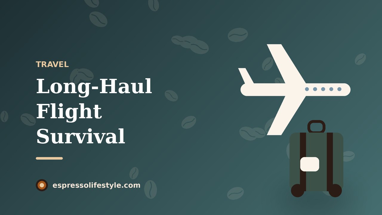 Illustrated cover for "How to Survive a Long-Haul Flight (and Beat Jet Lag)"