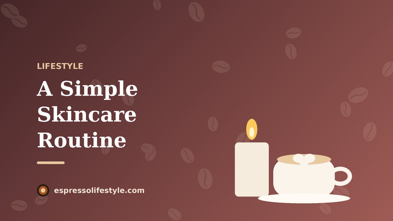 Illustrated cover for "A Simple Skincare Routine: The Essentials That Matter"